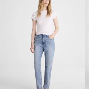 Madewell The Perfect Vintage Jean Straight Size 25T / 0 High Rise Light Wash